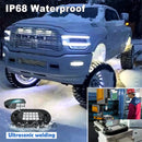 Rock Lights Trail Rig Licht RGB Led Unterboden Unterleuchten App Steuerung 12V für Jeep Off-Road Truck LED Auto Fahrgestellleuchten