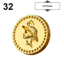 Irregular Lacquer Seal Head Retro Stamp Diy Scrapbooking Crafts Invitation Letter Decor Wax Seal Christmas Valentine's Day Theme