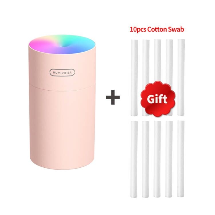 HiPiCok  Ultrasonic Air Humidifier Aromatherapy Diffuser Humidifier for Home Essential Aroma Oil Diffuser USB Mist Maker Fogger