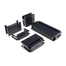 IDC-Typ Kartenrandsteckverbinder, Steckplatz 2,54 mm Rastermaß, 10, 14, 16, 20, 24, 26, 30, 34, 40, 50, 60, 64 Pin Leiterplattenbuchse mit 20 cm Flachkabel 1,27 mm