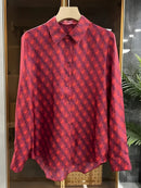 FANIECES Luxury Women's Shirt Elegant Office Ladies Business Shirt 2025 Spring Long Sleeve Lapel Designer Brand Shirts Blusas