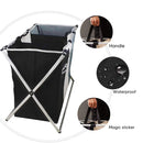 Large Laundry Basket Three Foldable Grid Organizer Basket Dirty Clothes Toys Organizers Home Laundry Basket Storage Sorter Bin