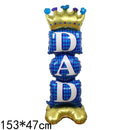 Father's Day Theme Party Decoration Tie Beard Trophy Aluminum Film Balloon Bset Dad Balloon
