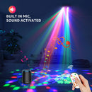 40W Bee-eye Beam Effect Lights RGB LED Disco Ball Light Remote Control Stage Effect Lighting for Party Concert Theater Bar Club