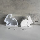 Diy Rabbit Candlestick Silicone Mold Easter Bunny Aroma Candle Holder Mold Plaster Drip Ornament Mold For Home Decor Easter Gift