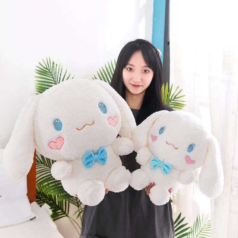 Anime Sanrio Kawaii Cinnamoroll Plush Toys Pillow Action Figure Stuffed Animal Comfort Soft Doll Children Toys Christmas Gift