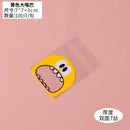 100pcs Cute Monster Sharp Teeth Plastic Bags Xmas Gift Packaging Bags Wedding Candy Bag OPP Bags Birthday Easter Party Decor