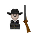 Military War US West Cowboy Figures Building Blocks City Police Detective Army Soldiers Weapons MOC Model Bricks Kids Toys Gifts