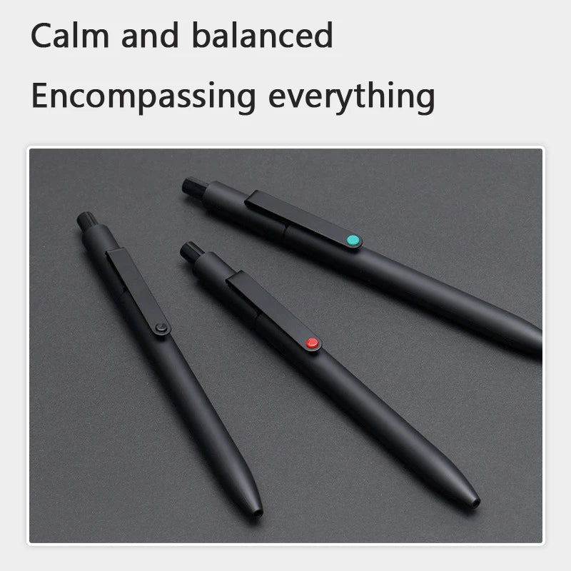 KACO MIDOT Gel Ink Pens 0.5mm Black Ink 800 Writing Length Signature Canetas Metal Pen Clip Design Quick Dry Premium Elegant Pen