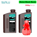 SUNLU 2KG Water Washable / Water Washable ABS Resin Resin 1000G/Bottle 405nm Rapid UV-Curing Photopolymer Resin For LCD 3D Print