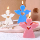 Love Angel Candle Silicone Mold DIY Plaster Concrete Resin Ornament Gift Mold Handicraft Soap Candle Wax Mould Home Easter Decor