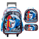 Boy Girl's School Backpack Boy Waterproof Resistant Bag With Lunch Bag and Kit2024 Case