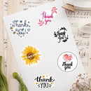 Thank You Stickers DIY Gift Toys Decorative Decal for Scrapbook Junk Journals Laptop Luggage Bottles Waterproof Sealing Sticker