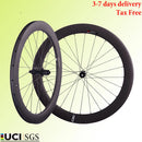 CSC Carbon Wheels 700C Cyclocross Gravel Bike T800 Carbon Wheelset Road Disc Brake Center Lock 35/38/40/45/50/58/60mm deep