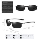 Aoron Polarisierte Sonnenbrille Herren / Damen Fahrspiegel Sonnenbrille Metallrahmen Brille UV400 Blendschutz Sonnenbrille Großhandel