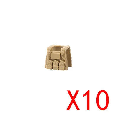 WW2 Military Building Blocks Mini Bricks Solider Figures Gifts Weapon Equipment Accessories USA Greman Vests Armor Toys For Kids