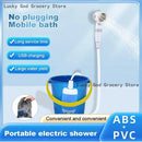 Hot Sell Portable Outdoor Shower Set with Hose Rechargeable Camping Shower Pump Electric