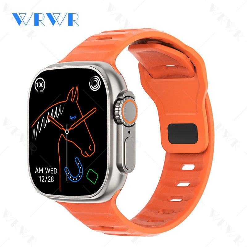 2023 Smart Watch Ultra Series 8 NFC Smartwatch Men Women Bluetooth Calls Wireless Charging Fitness Bracelet 2 Inch HD Screen