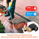 SucceBuy Pressure Washer Pump 3GPM / 4 GPM Shaft Horizontal Triplex Plunger Replacement Power Pumps Kit Compatible with Simpson