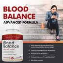 Blood Balancing Supplements - Balance Blood Sugar, Blood Pressure, Heart Health，Glucose Metabolism Support - 120 Capsules