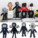 Skibidi Toilet Mant Plush Toys Speakerman Television Stuffed Dolls Anime Tobot Plushie Pillow Children Birthday Christmas Gifts