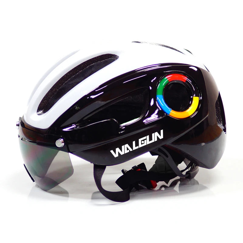 270g ultralight EPS bicycle helmet for men road mtb mountain bike helmet lenses goggles cycling equipment 9 vents Casco Ciclismo