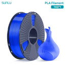SUNLU 1KG PLA /Clear 3D Printer Filament 1.75mm 1000g Spool (2.2lbs) Neatly Arranged No Knot Filament Fit Most FDM Printer