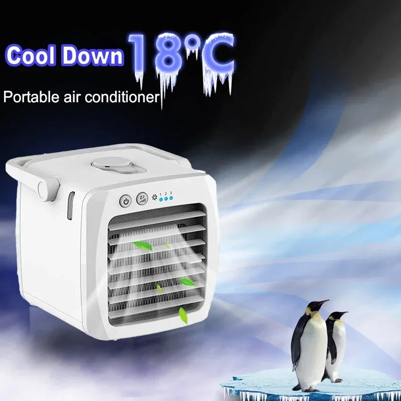 Portable Conditioner Home Use Mini Air Cooler Portable Air Conditioning for Office 3 Gear Speed Air Cooling Fan Humidifier