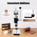 Manual Press Puncher, Multi-Purpose Max Pressure 352.74lbs Adjustable Height (0-6.3 in) for Leather Paper Fabric Soft Plastic