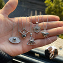 Valentine's Day Gift Custom Photo Projection Necklace DIY Picture Inside Titanium Steel Chain Couple Necklace Women Men Jewelry