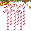 Inflatable Christmas Candy Cane Red White Stripes Candy Cane Balloons Xmas Tree Hanging Ornament New Year Party Decor Kids Gift