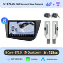 Junsun Android Wireless CarPlay Auto Car Radio For Seat Leon MK2 2005-2012 Car Intelligent Systems DSP SWC RDS GPS FM BT