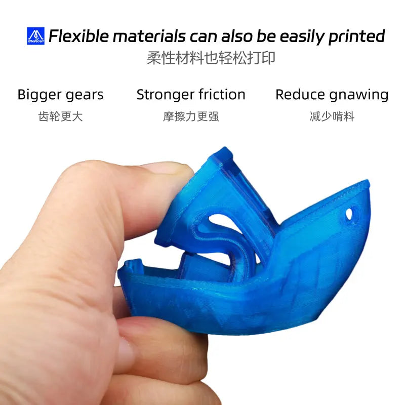 Mellow 60T 12MM Gear All Metal CNC Vz-Hextrudort-Low/WC Plus Extruder For VzBoT 330 VZ235 HevORT Voron 3D Printer