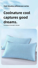 The Frost Thread | Ice Bean Cooling Pillowcase Set with Thermo-Regulating Fabric