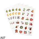 1sheet Merry Christmas Stickers Santa Claus Gifts number Seal Labels Stickers merry Xmas Decor for home new year Labels Navidad