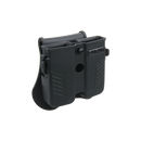 Victoptics Multi-Fit Holster and Double Magazine Pouch Autolocking universal Pistol Holster right hand double stacks 9mm .40 .45