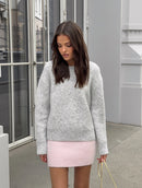 Hirsionsan 2025 New Soft Loose V Or O Neck Knitted Sweaters Women Winter Solid Female Pullovers Warm Basic Knitwear Jumper