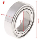 Stainless Steel Hybrid Ceramic Ball Bearing Fishing Sealed Bearings Stainless Steel Reel Accessory 6 Size for Daiwa R66E