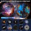 Star Projector,13 in 1 Planetarium Galaxy Projecto,360°Rotation,Mute Design,HD Image&Timing for Bedroom,Birthday,Christmas Decor