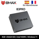 BMAX B3 Pro Mini PC Windows 11 Intel N5095 8GB RAM DDR4 256GB SSD Intel UHD Graphics 1000Mbps Ethernet
