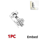 ZEXEF Stainless Steel Hydraulic Hinges Cabinet Door Spring Hinge Damper Buffer Quiet Closing Kitchen Cupboard Furniture Hardware