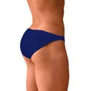11  SolidColor Male's Briefs Bikini Style Cotton Pit Cloth Single Layer Crotch Simple Men's Underwear (Thong)