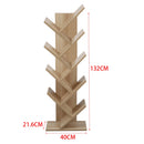 Voltsify  Rustic Standing Tree Bookshelf Wood Display Rack Kids Bookshelf  Bookshelves for Home