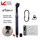 KS Eten -R ETEN-I Travel Seatpost, Remote Mountain Downhill Bike Dropper, EXA, Travel 100, 125mm, 30.9mm, 31.6mm x 100mm