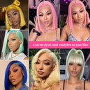 Blonde Bob Wig Human Hair 613 Lace Front Wigs Human Hair 200% Density 13x4 HD Lace Frontal Wig PrePlucked Short Straight Bob Wig