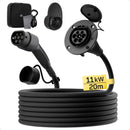 dé Type 2 Extension Cable 11kW for Wallbox Charging Station EV Charger Compatible with All Type 2 Charging Plugs 5m 10m 15m 20m