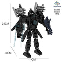 Skibidi Toilet Clock Man Building Blocks Toys Cameraman Speakerman Monitor Titan Tv Man Juguetes Brick Model Toys Gift For Kids