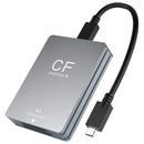 2-in-1 CFexpress Type A &SD Card Reader CF Express Card Reader Type A Adapter USB 3.2 10Gbps Portable CF Express Reader for SLR