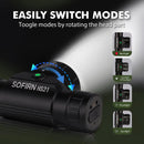 SOFIRN HS21 SFT40 2000lm EDC Red Headlight 18650 USB C Flashlight 6000K Powerful with Infrared Sensor New
