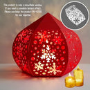 Christmas Snowflake Lantern Bundle Metal Cutting Dies Scrapbooking Card Making Paper Craft Album Decorative Embossing Cut Die